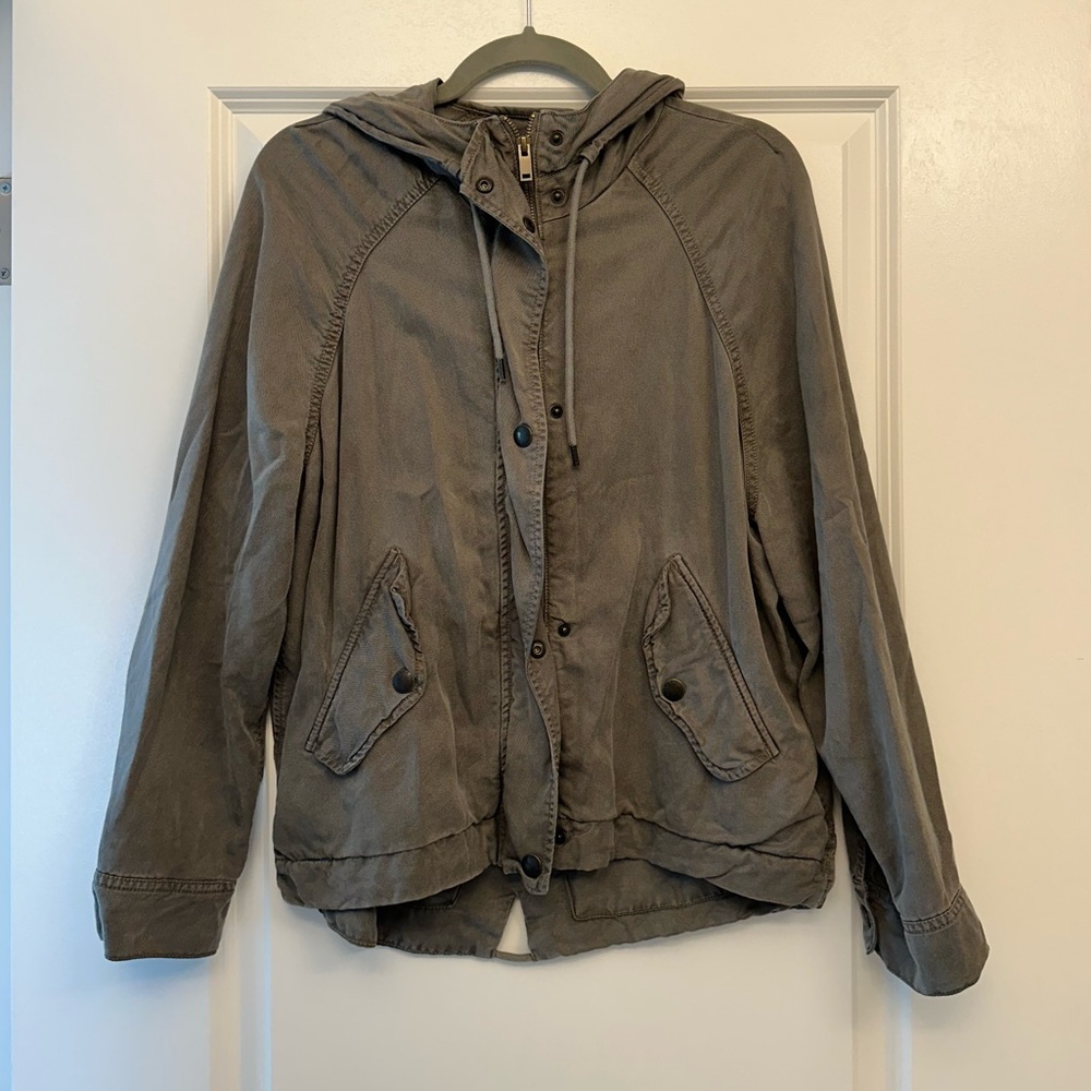 American Eagle Green Cargo Jacket - image 6